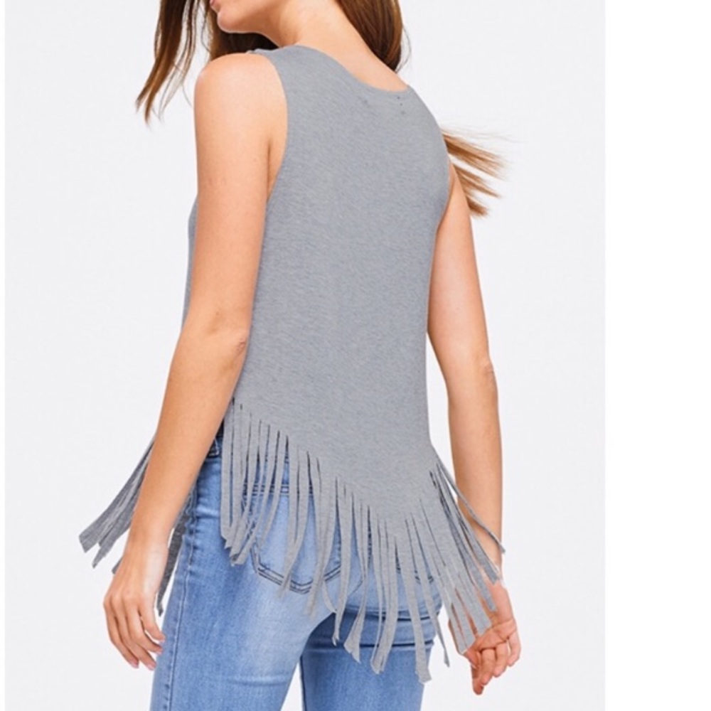 Fringe Tank Top - Picture 2 of 6